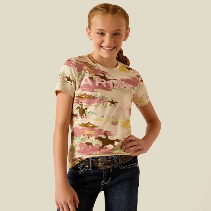 Hawaiian TShirt Print Kids Ariat TShirts and Polos