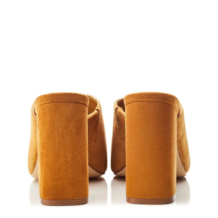 Heeled Sandals Women Moda In Pelle Bsoleful BLoki Tan Suede