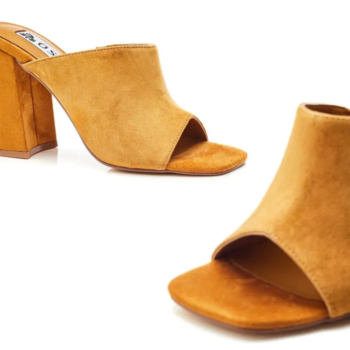 Heeled Sandals Women Moda In Pelle Bsoleful BLoki Tan Suede