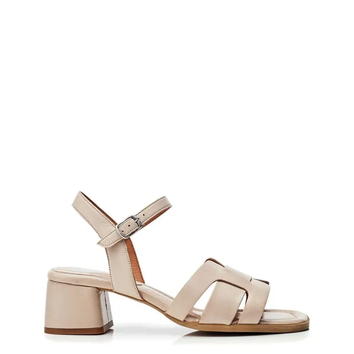Heeled Sandals Women Moda In Pelle Mariie Off White Leather