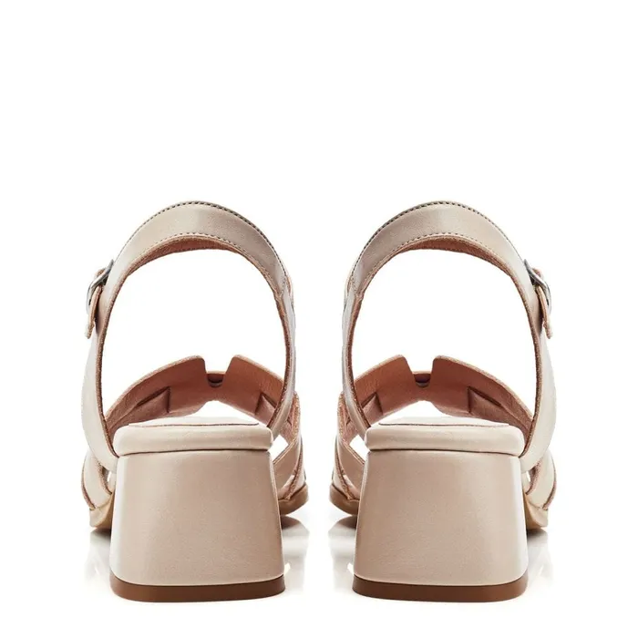 Heeled Sandals Women Moda In Pelle Mariie Off White Leather