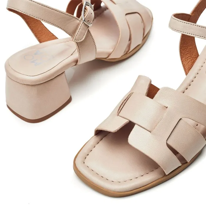 Heeled Sandals Women Moda In Pelle Mariie Off White Leather