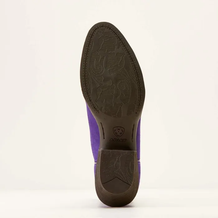 Heritage R Toe StretchFit Western Boot Violet Suede Women Ariat Western Boots Heritage R Toe StretchFit Western Boot Violet Suede Women Ariat Western Boots