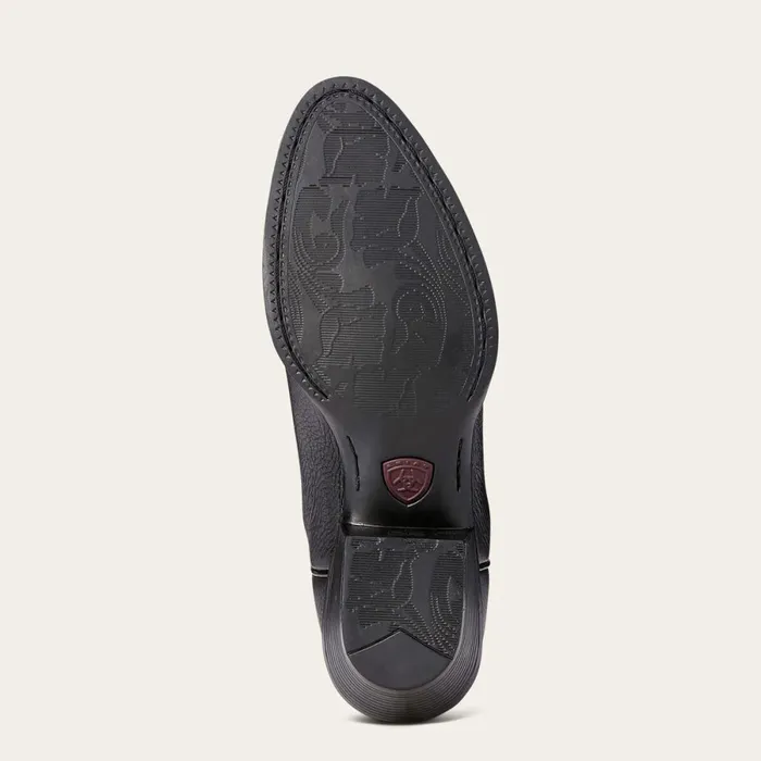 Heritage R Toe Western Boot Black Deertan Women Ariat Western Boots