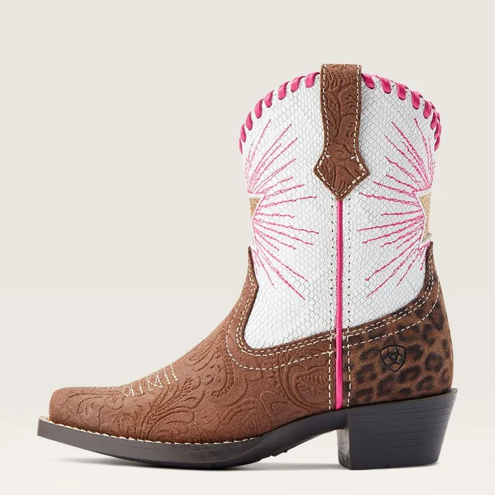Heritage Star Easy Fit Western Boot Brown Floral Emboss Kids Ariat Big Kids039 Footwear Heritage Star Easy Fit Western Boot Brown Floral Emboss Kids Ariat Big Kids039 Footwear