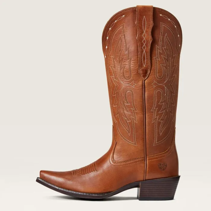 Heritage X Toe Elastic Wide Calf Western Boot Treasured Tan Women Ariat Western Boots Heritage X Toe Elastic Wide Calf Western Boot Treasured Tan Women Ariat Western Boots