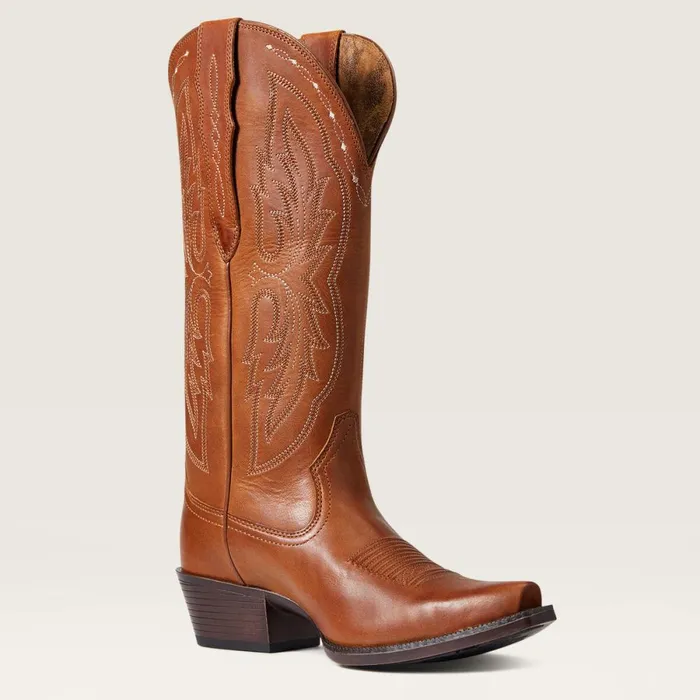 Heritage X Toe Elastic Wide Calf Western Boot Treasured Tan Women Ariat Western Boots Heritage X Toe Elastic Wide Calf Western Boot Treasured Tan Women Ariat Western Boots