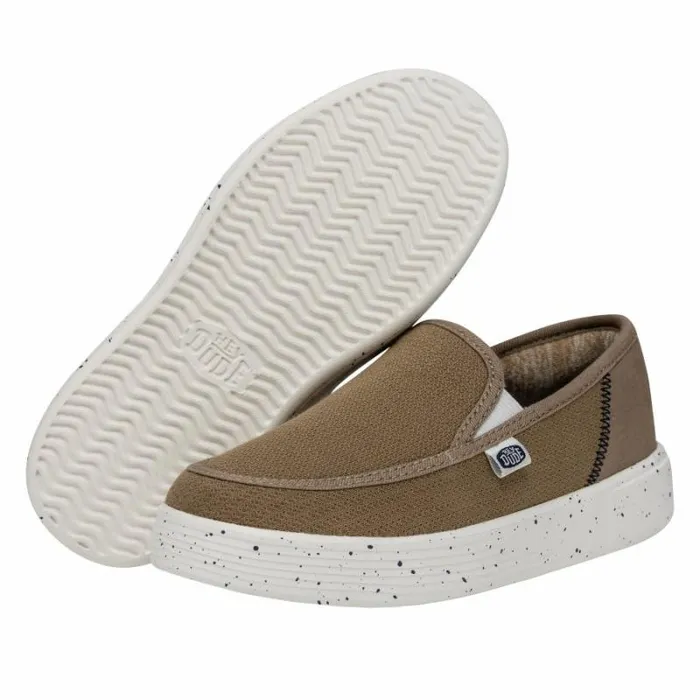 Hey Dude Big Kids Sunapee Youth Tan 8211 Kids Hey Dude Big Kids Sunapee Youth Tan 8211 Kids