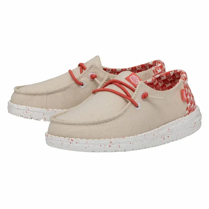 Hey Dude Big Kids Wendy Youth Batik Geo Tan Coral 8211 Kids Hey Dude Big Kids Wendy Youth Batik Geo Tan Coral 8211 Kids