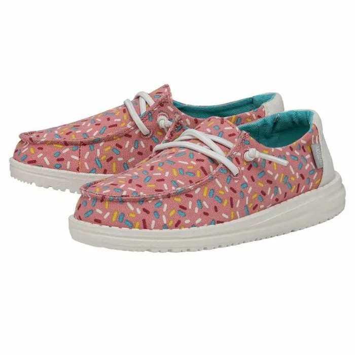 Hey Dude Big Kids Wendy Youth Birthday Pink Sprinkles 8211 Kids Hey Dude Big Kids Wendy Youth Birthday Pink Sprinkles 8211 Kids
