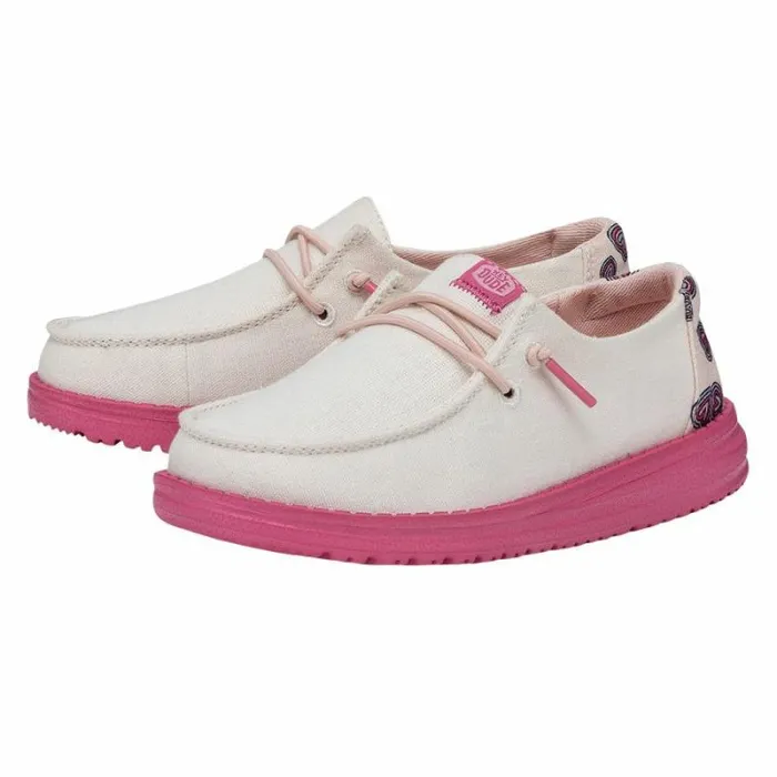 Hey Dude Big Kids Wendy Youth Hearts White 8211 Kids Hey Dude Big Kids Wendy Youth Hearts White 8211 Kids