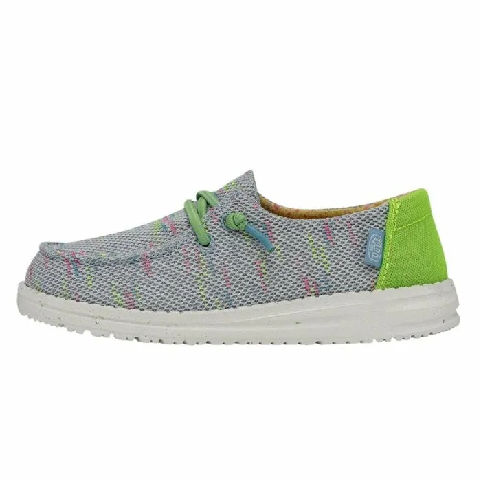 Hey Dude Big Kids Wendy Youth Stretch Glow Blu 8211 Kids
