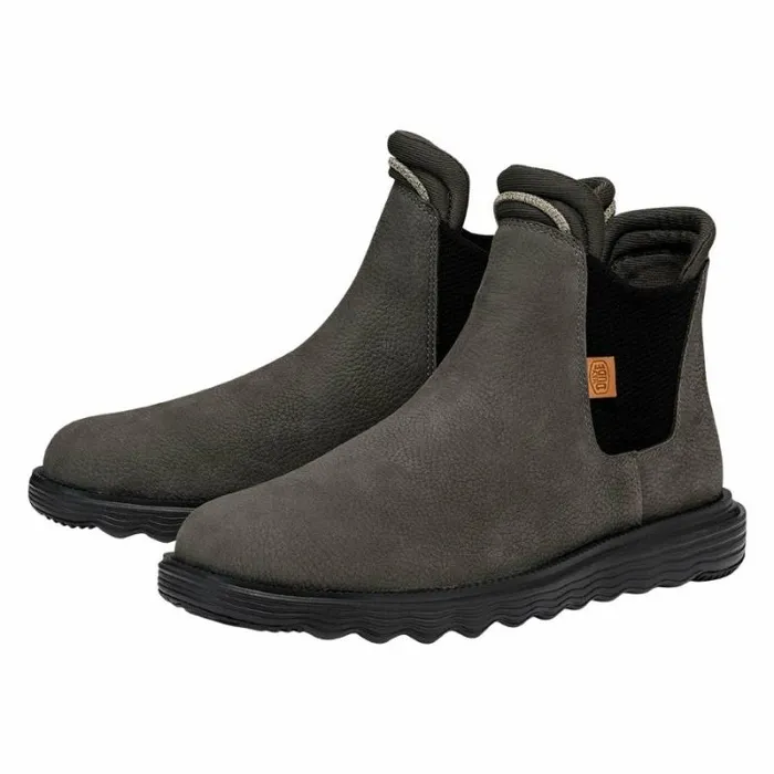 Hey Dude Boots Branson Boot Craft Leather Grey 8211 Men Hey Dude Boots Branson Boot Craft Leather Grey 8211 Men
