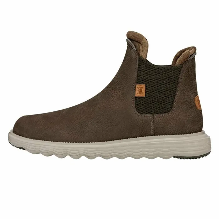 Hey Dude Boots Branson Boot Craft Leather Olive 8211 Men