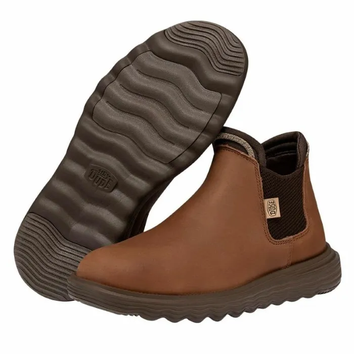 Hey Dude Boots Branson Boot Craft Leather Women Cognac 8211 Women Hey Dude Boots Branson Boot Craft Leather Women Cognac 8211 Women
