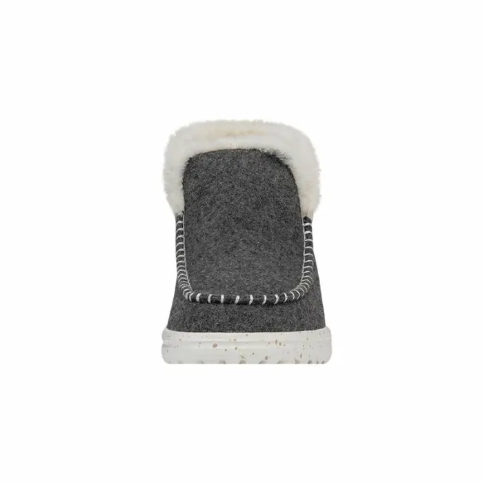 Hey Dude Boots Denny Wool Faux Shearling Grey 8211 Women Hey Dude Boots Denny Wool Faux Shearling Grey 8211 Women