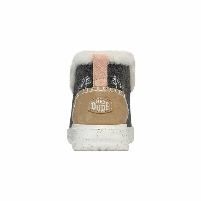 Hey Dude Boots Denny Wool Faux Shearling Grey 8211 Women Hey Dude Boots Denny Wool Faux Shearling Grey 8211 Women