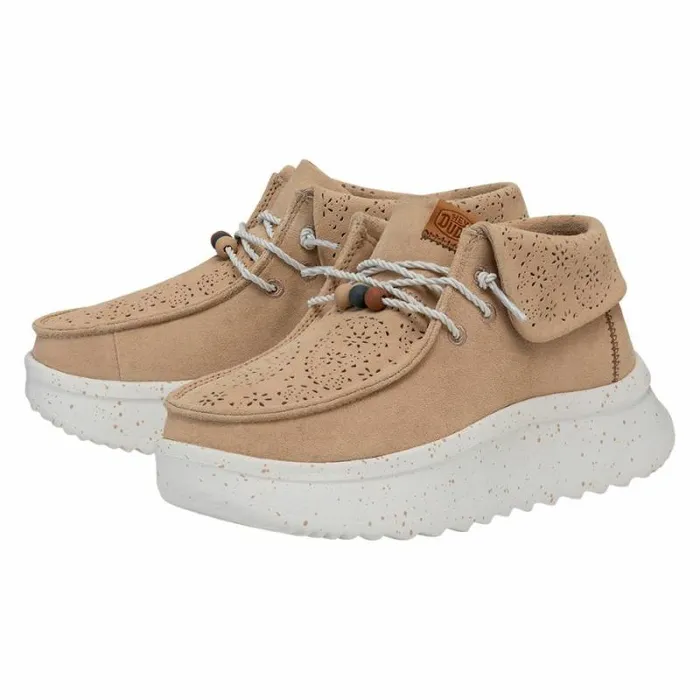 Hey Dude Wendy Wendy Peak Fold Boot Suede Tan 8211 Women Hey Dude Wendy Wendy Peak Fold Boot Suede Tan 8211 Women