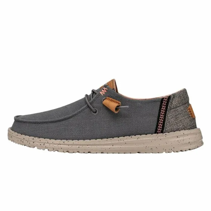 Hey Dude Wendy Wendy Washed Canvas Charcoal 8211 Women