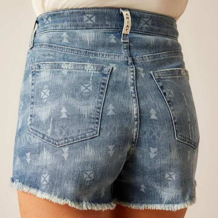 High Rise Southwest 3034 Short Southwest Laser Women Ariat Denim High Rise Southwest 3034 Short Southwest Laser Women Ariat Denim