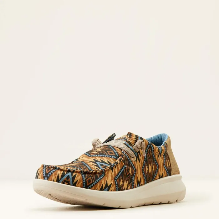 Hilo Stretch Lace Dusty Blue Southwesttan Men Ariat Shoes and Sneakers