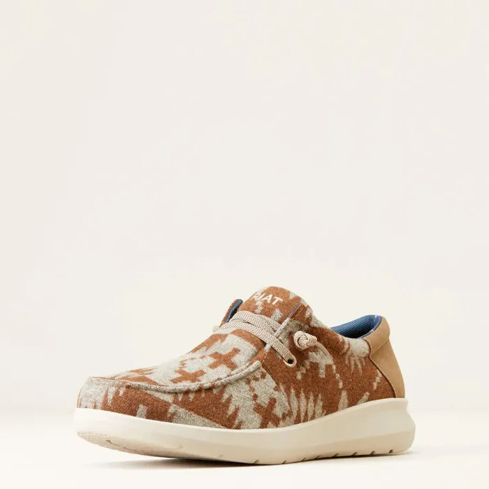 Hilo Stretch Lace Tan Blanket Wooly Men Ariat Shoes and Sneakers