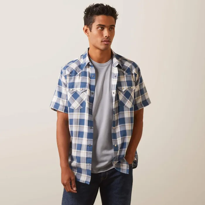Hummer Retro Fit Shirt Cinder Men Ariat Button Down Shirts