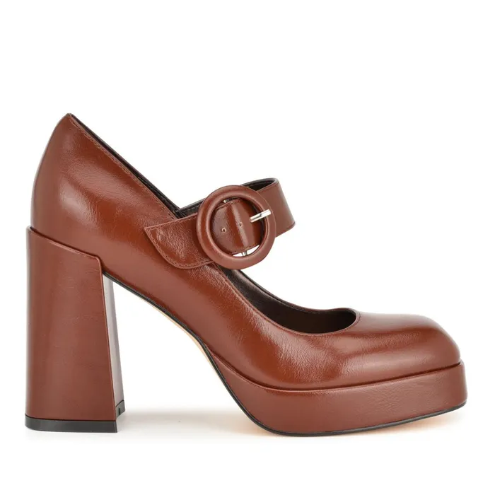 Huns Dress Pumps Medium Brown Women Nine West Pumps