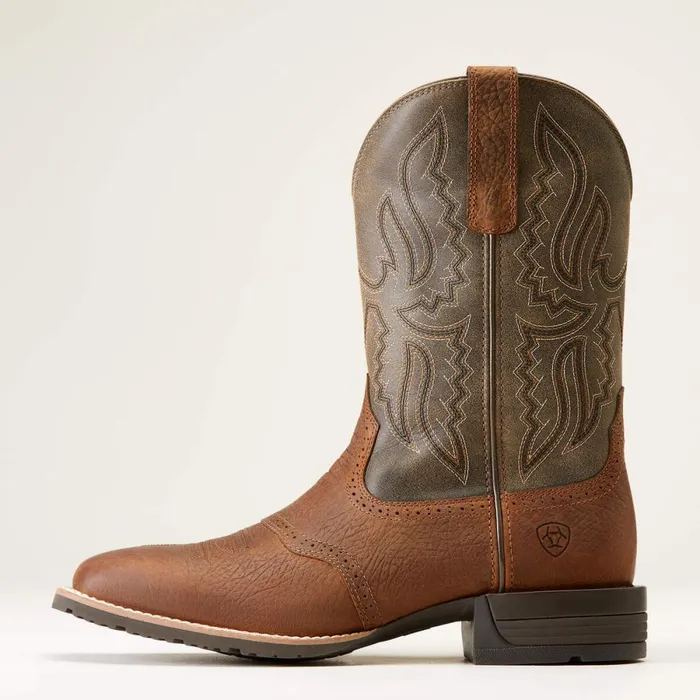 Hybrid Ranchway Western Boot Earth Men Ariat Western Boots Hybrid Ranchway Western Boot Earth Men Ariat Western Boots