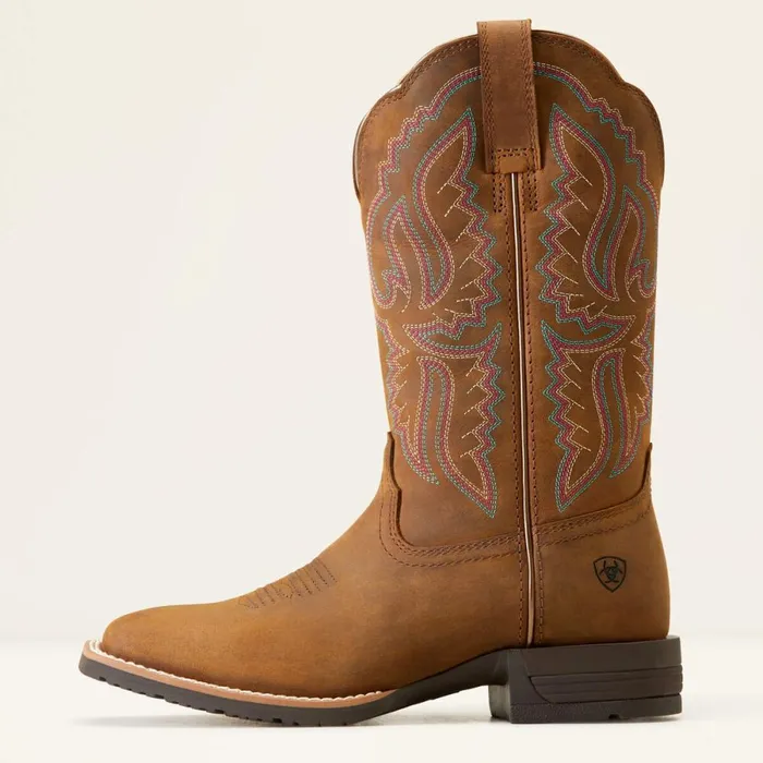 Hybrid Ranchwork Western Boot Distressed Tan Women Ariat Western Boots Hybrid Ranchwork Western Boot Distressed Tan Women Ariat Western Boots