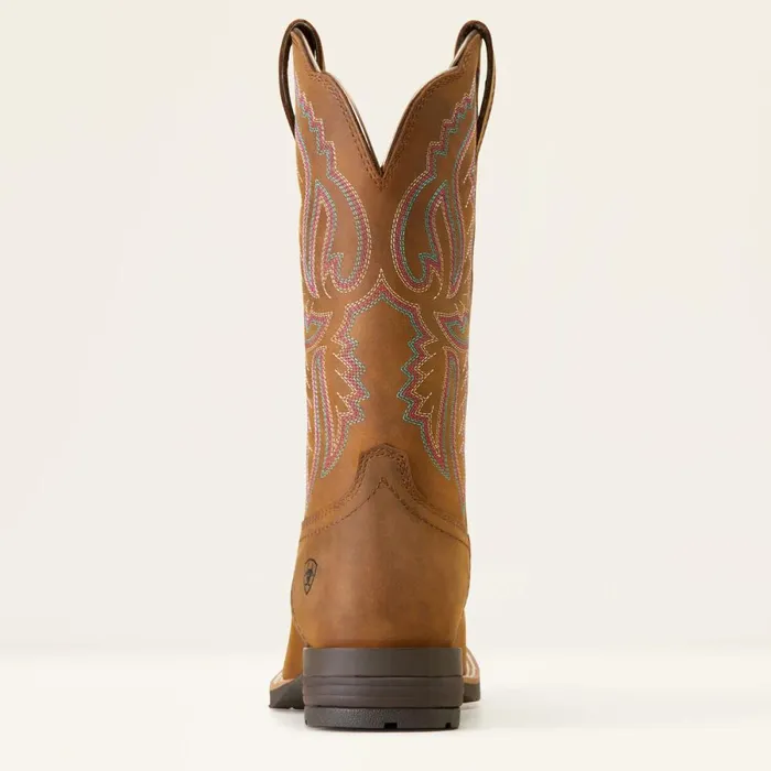 Hybrid Ranchwork Western Boot Distressed Tan Women Ariat Western Boots Hybrid Ranchwork Western Boot Distressed Tan Women Ariat Western Boots