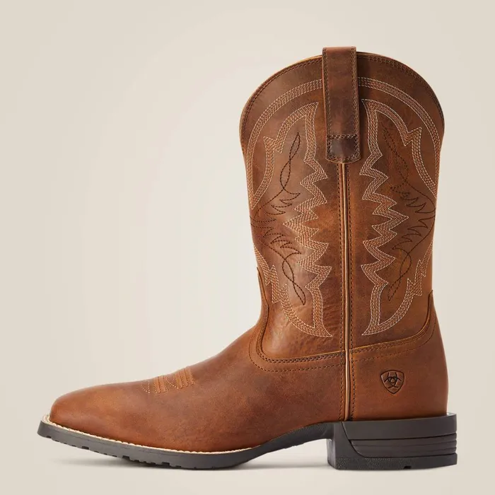 Hybrid Ranchwork Western Boot Thatch Brown Men Ariat Western Boots Hybrid Ranchwork Western Boot Thatch Brown Men Ariat Western Boots