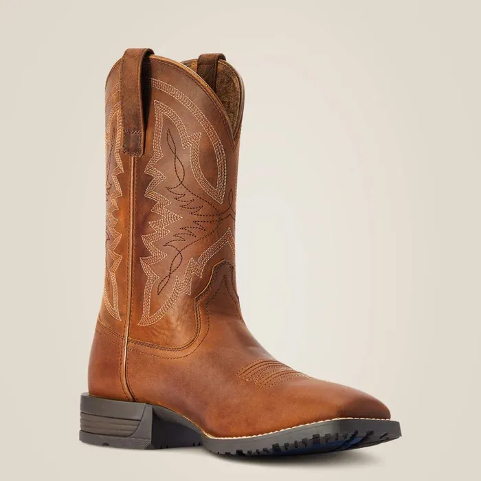 Hybrid Ranchwork Western Boot Thatch Brown Men Ariat Western Boots Hybrid Ranchwork Western Boot Thatch Brown Men Ariat Western Boots