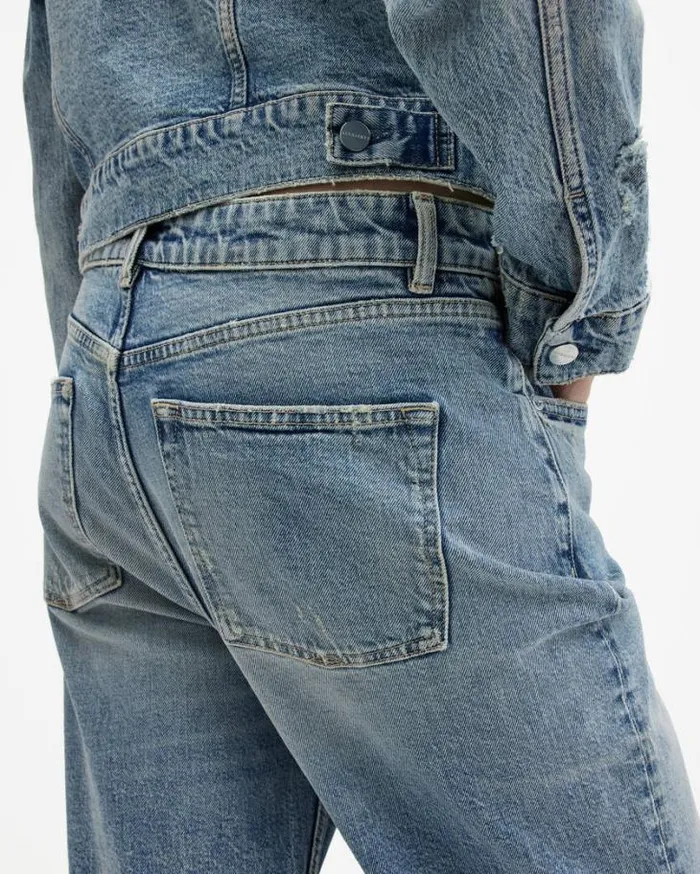 Ida Cropped Straight Denim Jeans Vintage Indigo Women AllSaints Pants and Leggings Ida Cropped Straight Denim Jeans Vintage Indigo Women AllSaints Pants and Leggings