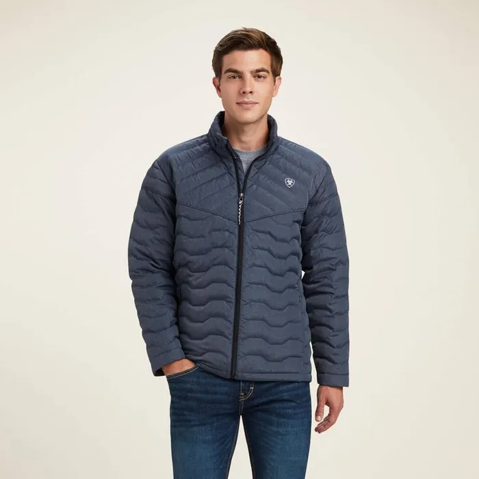 Ideal Down Jacket Charcoal Heather Men Ariat Jackets and Vests
