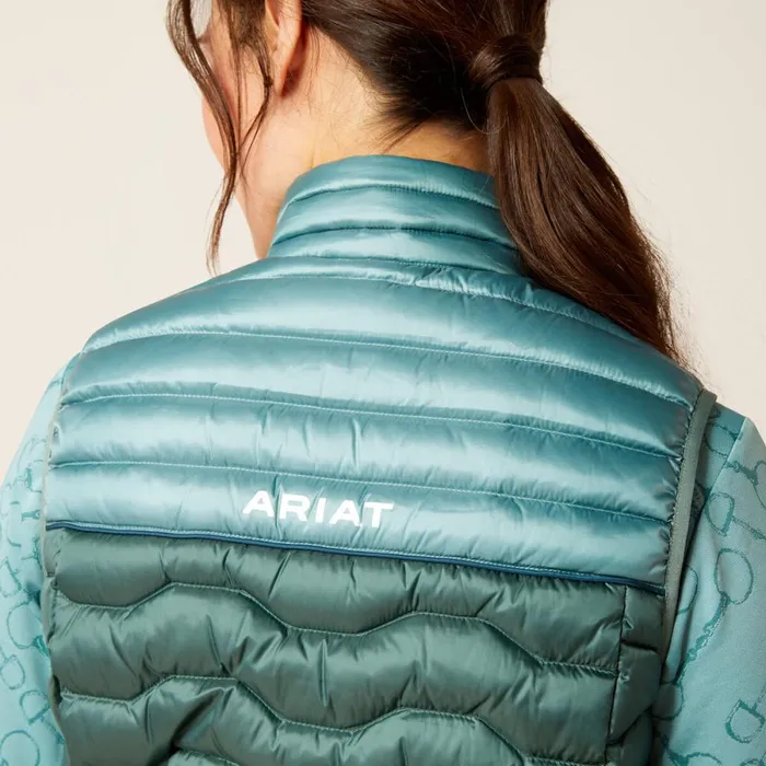 Ideal Down Vest Iridescent Arcticsilver Pine Women Ariat Jackets and Vests Ideal Down Vest Iridescent Arcticsilver Pine Women Ariat Jackets and Vests
