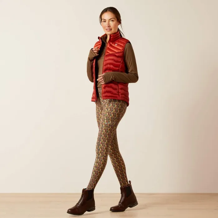 Ideal Down Vest Iridescent Red Ochreburnt Bri Women Ariat English Riding Ideal Down Vest Iridescent Red Ochreburnt Bri Women Ariat English Riding