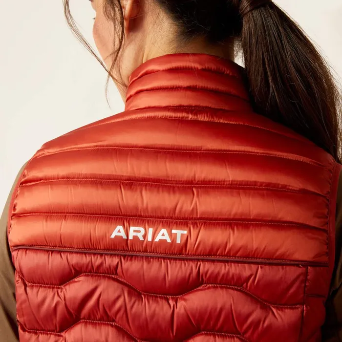 Ideal Down Vest Iridescent Red Ochreburnt Bri Women Ariat English Riding Ideal Down Vest Iridescent Red Ochreburnt Bri Women Ariat English Riding