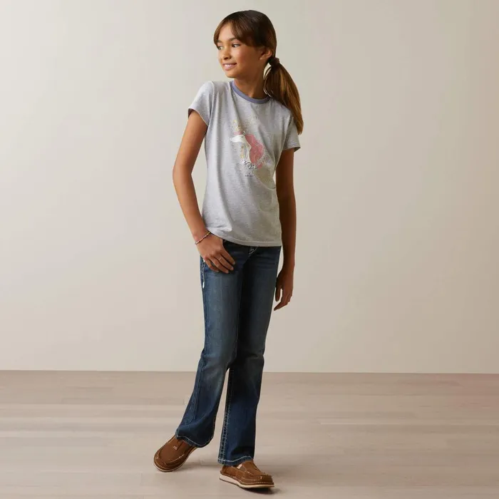 Imagine TShirt Heather Grey Kids Ariat English Riding Clothing Imagine TShirt Heather Grey Kids Ariat English Riding Clothing