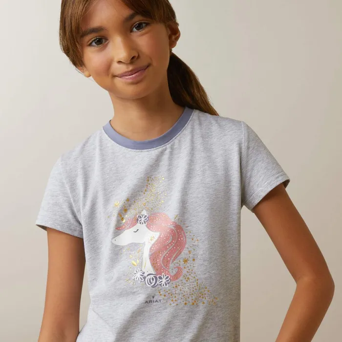 Imagine TShirt Heather Grey Kids Ariat English Riding Clothing Imagine TShirt Heather Grey Kids Ariat English Riding Clothing