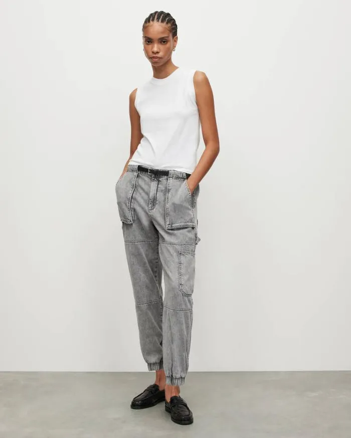 Imogen Tank Optic White Women AllSaints Tops and Shirts