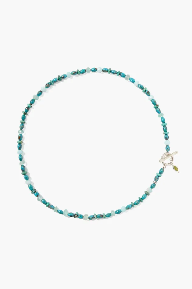 Indira Toggle Necklace Turquoise Mix Women Chan Luu Necklaces
