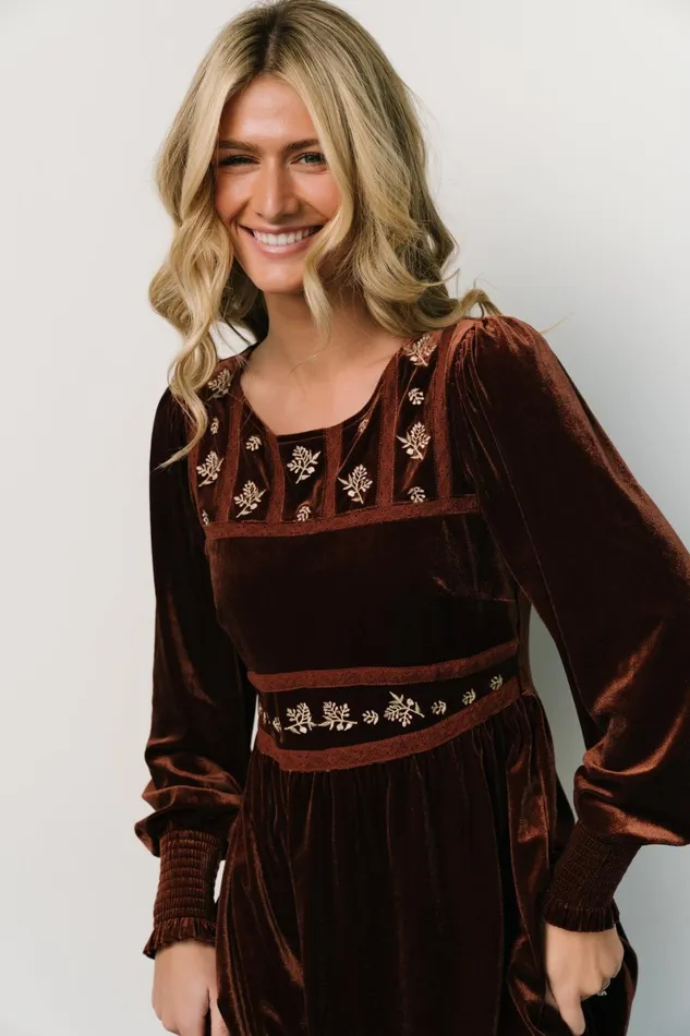 Ingrid Velvet Maxi Dress Chocolate Women Baltic Born Mother Of The Bride Ingrid Velvet Maxi Dress Chocolate Women Baltic Born Mother Of The Bride
