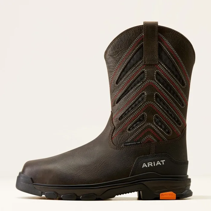 Intrepid VentTEK Composite Toe Work Boot Iron Coffee Men Ariat Work Boots Intrepid VentTEK Composite Toe Work Boot Iron Coffee Men Ariat Work Boots