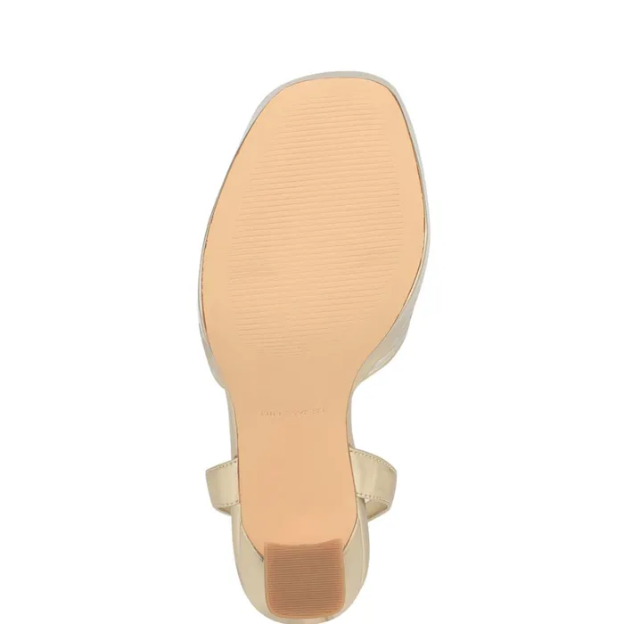 Irna Platform Ankle Strap Knotted Sandals Platino Women Nine West High Irna Platform Ankle Strap Knotted Sandals Platino Women Nine West High