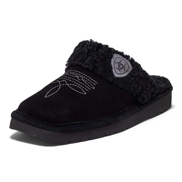 Jackie Square Toe Black Women Ariat Slippers