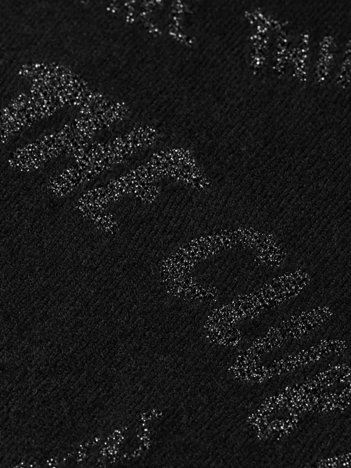 JACQUARD RELAXED PULLOVER Evening Black Women Scotch and Soda Sweatshirts and Hoodies JACQUARD RELAXED PULLOVER Evening Black Women Scotch and Soda Sweatshirts and Hoodies