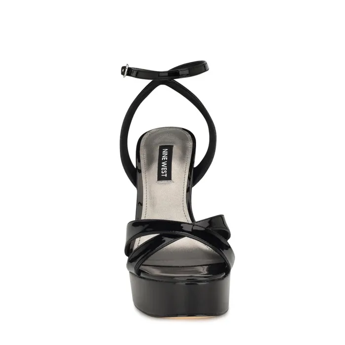 Jessie Platform Ankle Strap Sandals Black Women Nine West Platforms Jessie Platform Ankle Strap Sandals Black Women Nine West Platforms