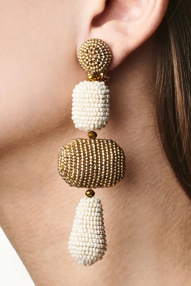 Josephine Earrings 8211 Smooth Beads Women Sachin and Babi Earrings