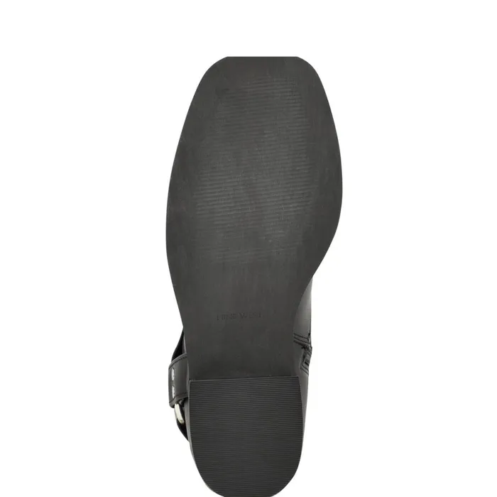 Karry Heeled Moto Boots Black Women Nine West Boots and Booties Karry Heeled Moto Boots Black Women Nine West Boots and Booties